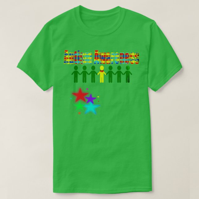 Medvetenhet om autism (4) t shirt (Design framsida)