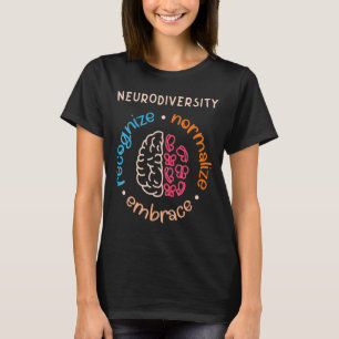 Medvetenhet om autism Acceptans Neurodiversitet Gå T Shirt