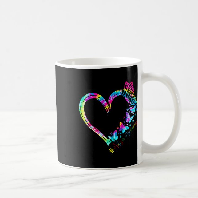 Medvetenhet om autism Accepterar kvinnor i Kärlek  Kaffemugg (Höger)