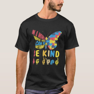 Medvetenhet om autism är ett slags "puzzle Sign La T Shirt