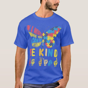 Medvetenhet om autism är ett slags "puzzle Sign La T Shirt