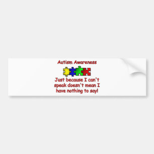 Medvetenhet om autism bildekal