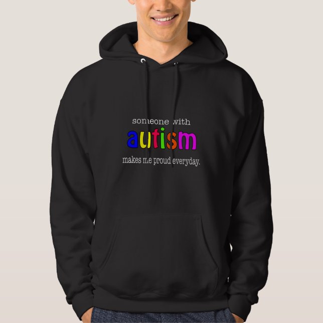 Medvetenhet om autism hoodie (Framsida)