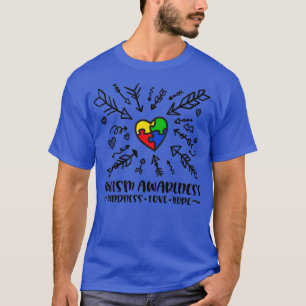 Medvetenhet om autism i autism kärlek hoppas på re t shirt