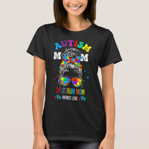 Medvetenhet om autism i Mamma Infinite Kärlek T Shirt