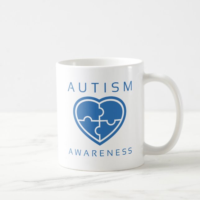 Medvetenhet om autism kaffemugg (Höger)