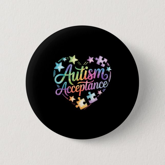 medvetenhet om autism knapp (Framsida)