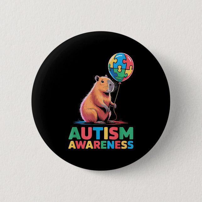 Medvetenhet om autism knapp (Framsida)