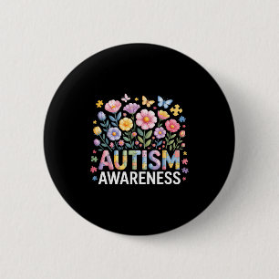 Medvetenhet om autism knapp