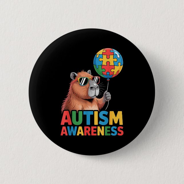 Medvetenhet om autism  knapp (Framsida)