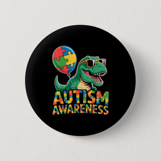 Medvetenhet om autism  knapp (Framsida)