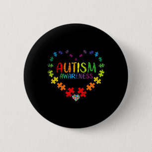 Medvetenhet om autism knapp