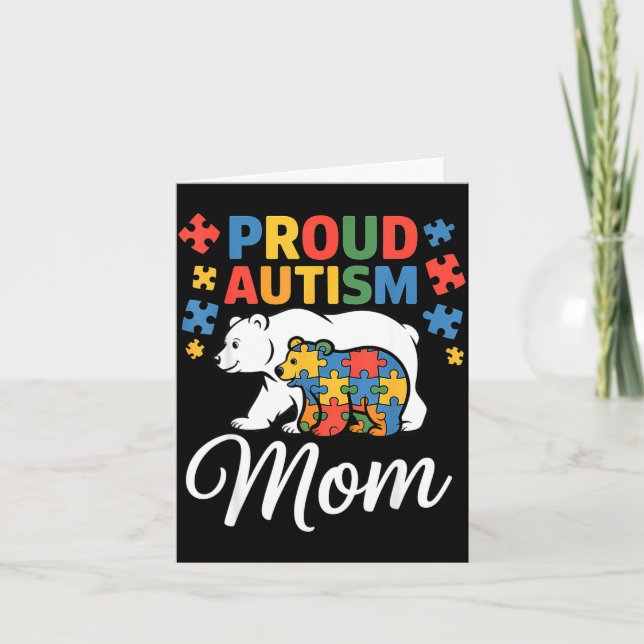 Medvetenhet om autism  kort (Framsida)