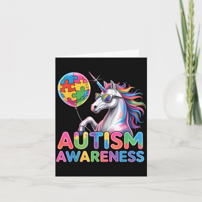 medvetenhet om autism kort (Framsida)