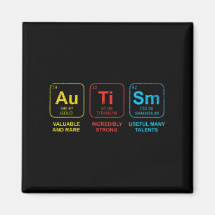 Medvetenhet om autism Kvinnor Mamma Kids Acceptans Magnet