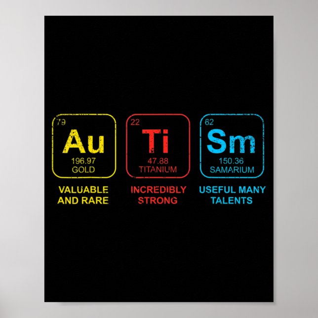 Medvetenhet om autism Kvinnor Mamma Kids Acceptans Poster (Framsidan)