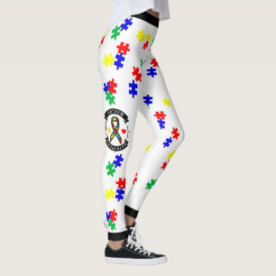 Medvetenhet om autism - leggings