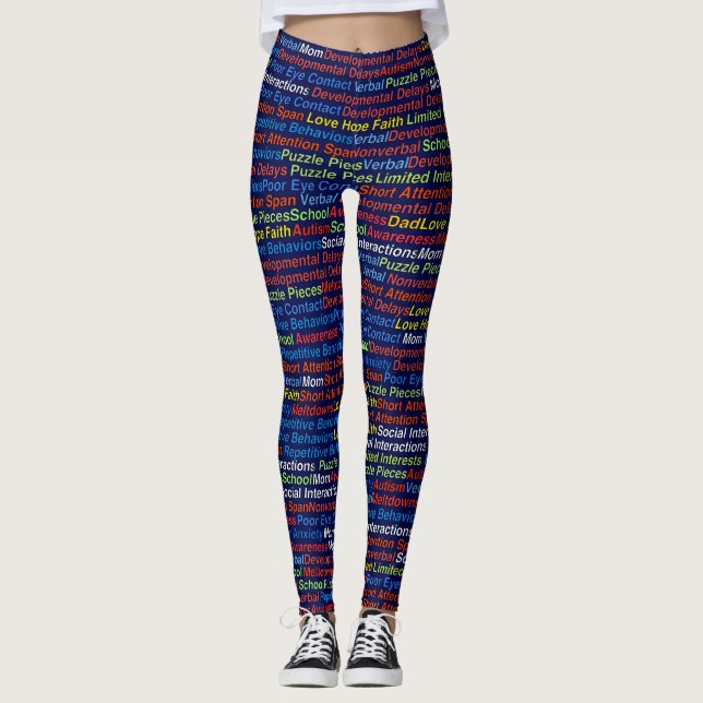 Medvetenhet om autism - Leggings (Framsida)