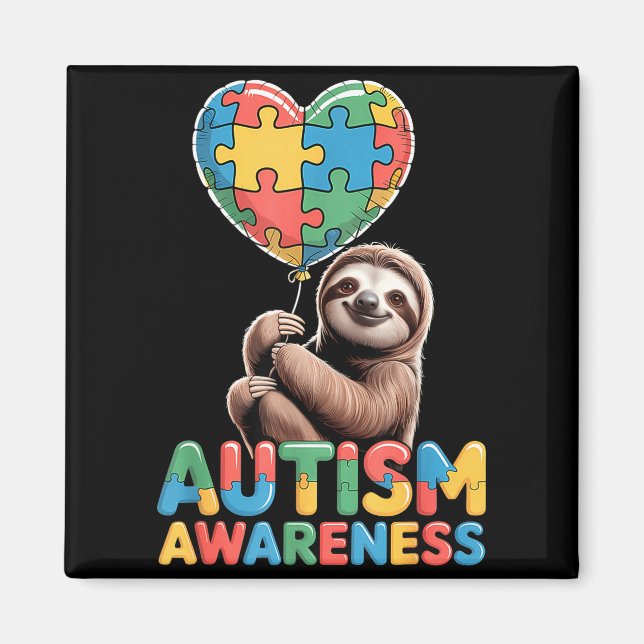 Medvetenhet om autism  magnet (Framsidan)