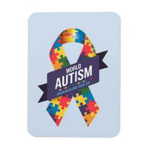 Medvetenhet om autism magnet