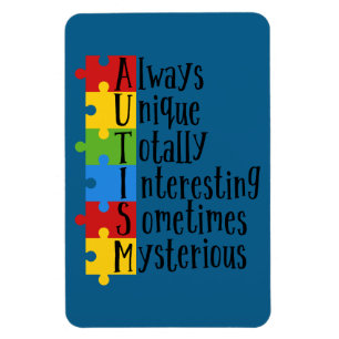 Medvetenhet om autism magnet