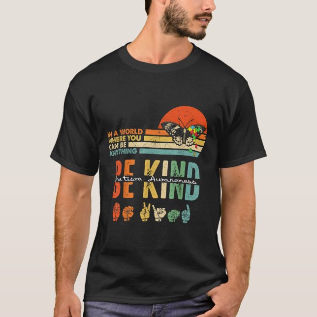 Medvetenhet om autism - Mamma Lärare Kindness 11 T Shirt (Framsida)