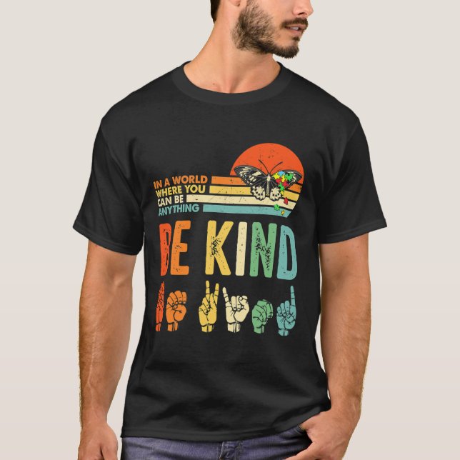 Medvetenhet om autism - Mamma Lärare Kindness 9 T Shirt (Framsida)