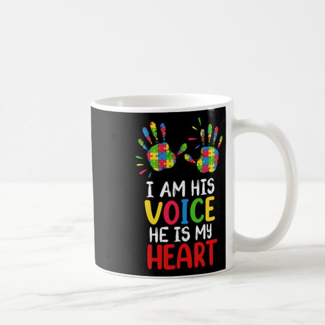 Medvetenhet om autism Mamma Pappa Kaffemugg (Höger)