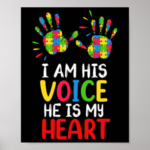 Medvetenhet om autism Mamma Pappa Poster