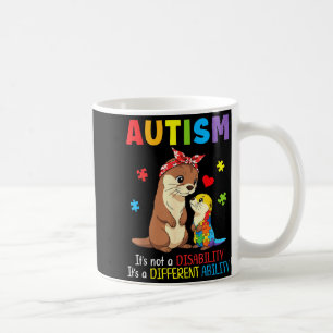 Medvetenhet om autism mamma utter annorlunda förmå kaffemugg