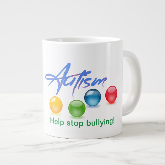 Medvetenhet om autism - Mugg Jumbo Mugg (Framsida höger)