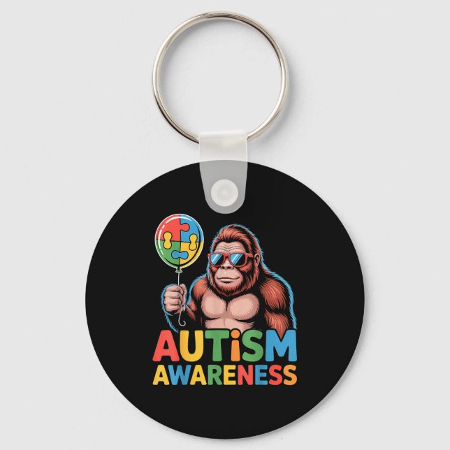 medvetenhet om autism  nyckelring (Framsida)