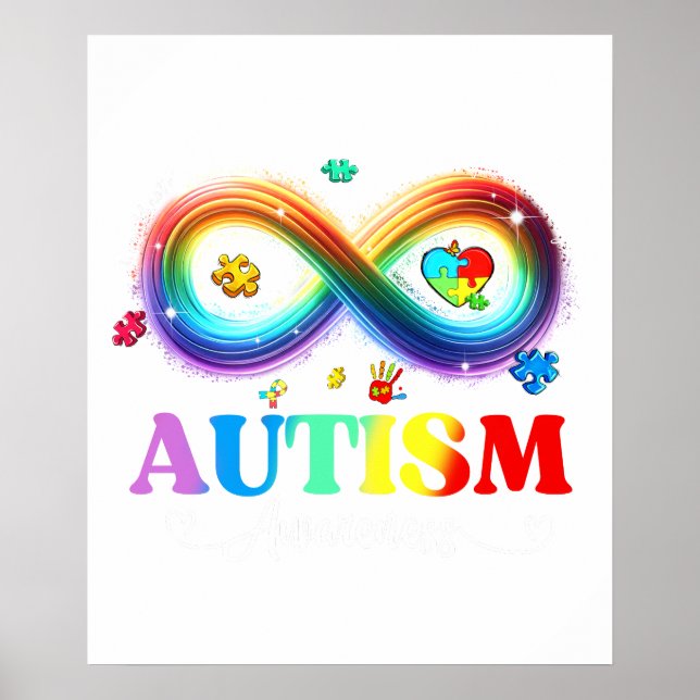 medvetenhet om autism poster (Framsidan)