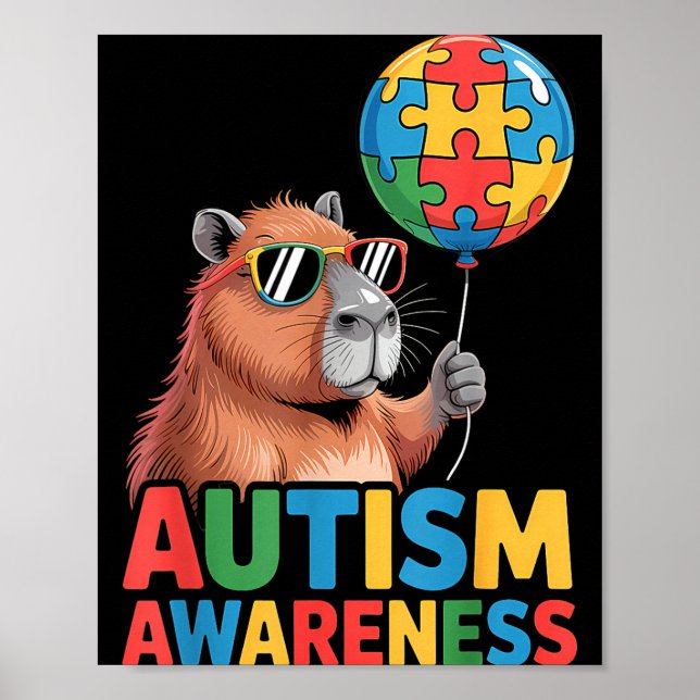 Medvetenhet om autism poster (Framsidan)