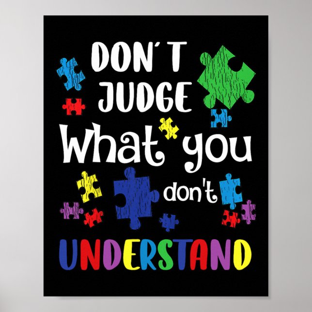 Medvetenhet om autism poster (Framsidan)