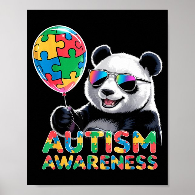 Medvetenhet om autism  poster (Framsidan)