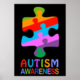 Medvetenhet om autism poster