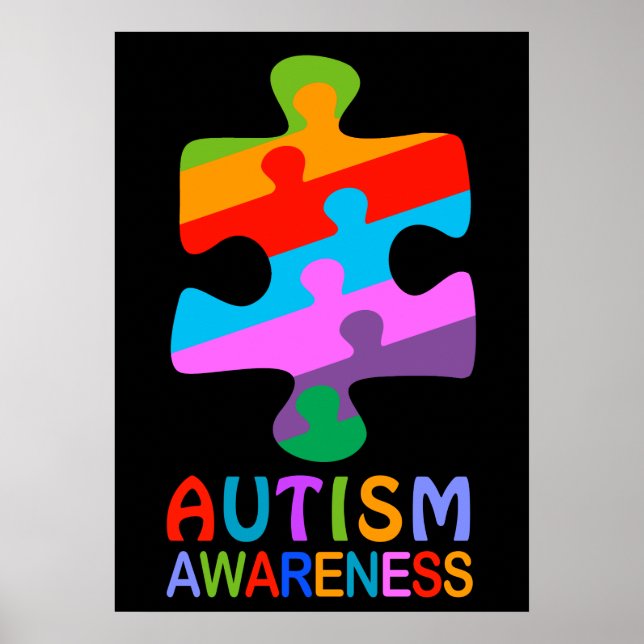 Medvetenhet om autism poster (Framsidan)