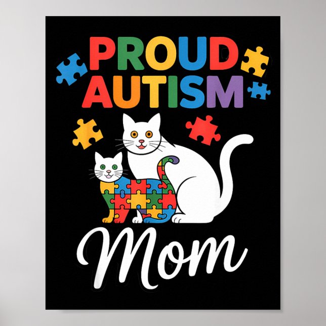 Medvetenhet om autism  poster (Framsidan)