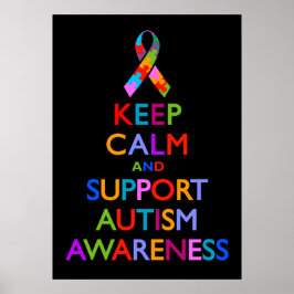Medvetenhet om autism poster