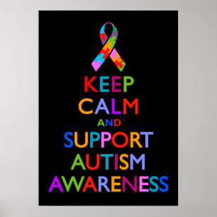 Medvetenhet om autism poster