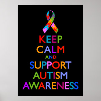 Medvetenhet om autism poster