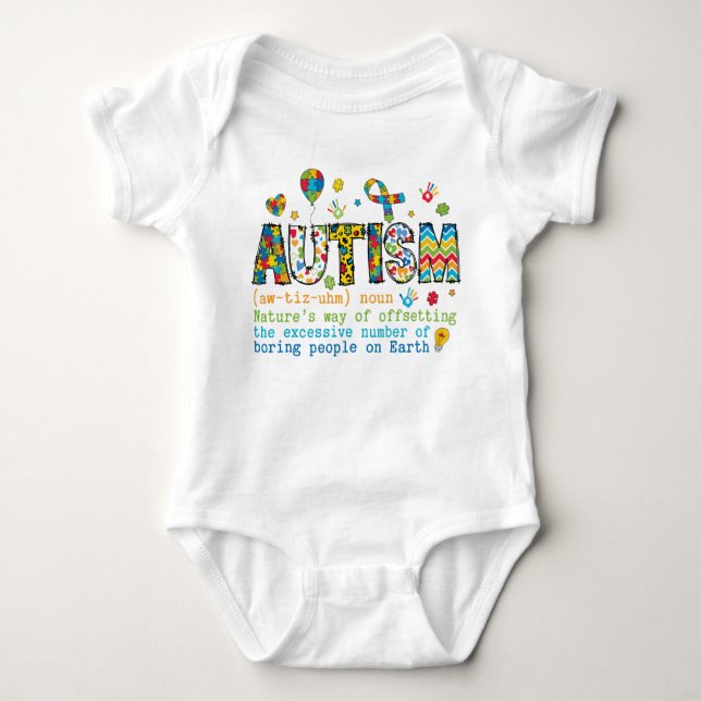 Medvetenhet om autism t shirt (Framsida)