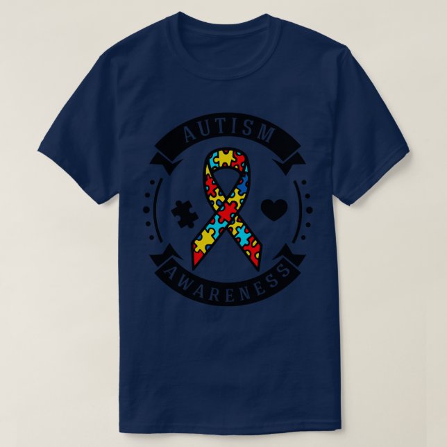 Medvetenhet om autism t shirt (Design framsida)