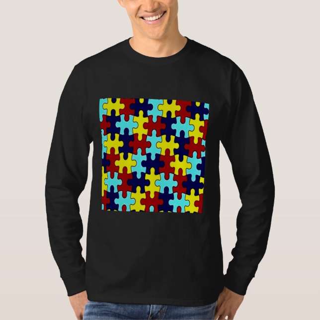 Medvetenhet om autism t shirt (Framsida)