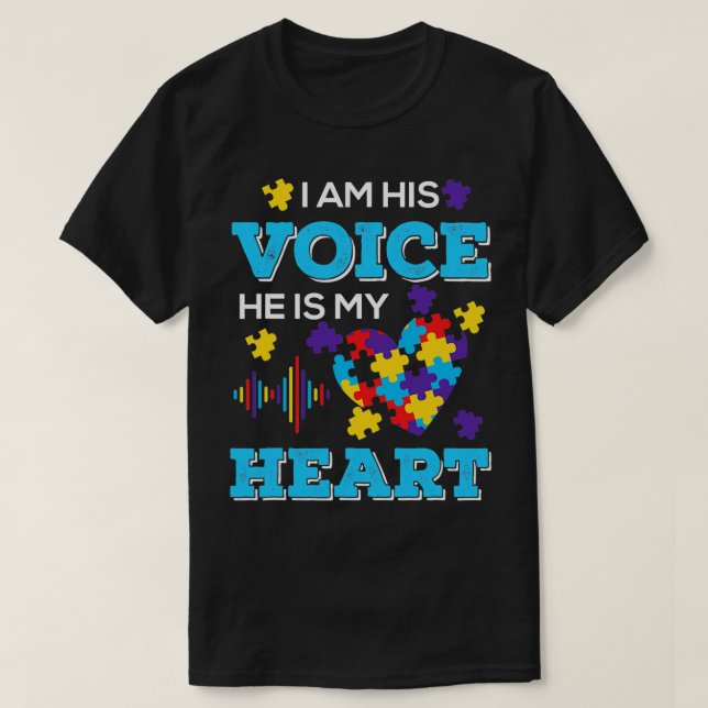 Medvetenhet om autism t shirt (Design framsida)