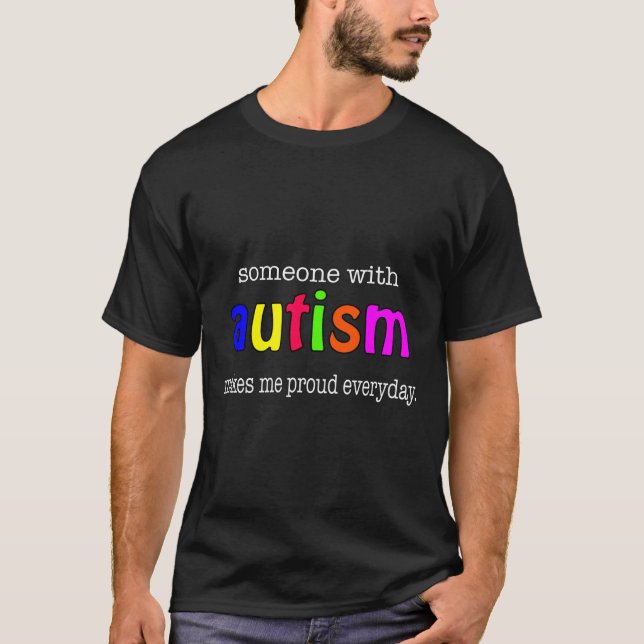 Medvetenhet om autism t shirt (Framsida)