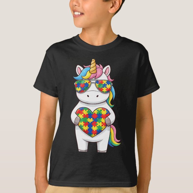 Medvetenhet om autism  t shirt (Framsida)