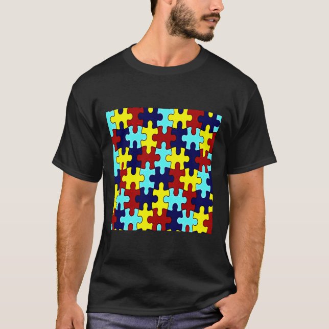 Medvetenhet om autism t shirt (Framsida)