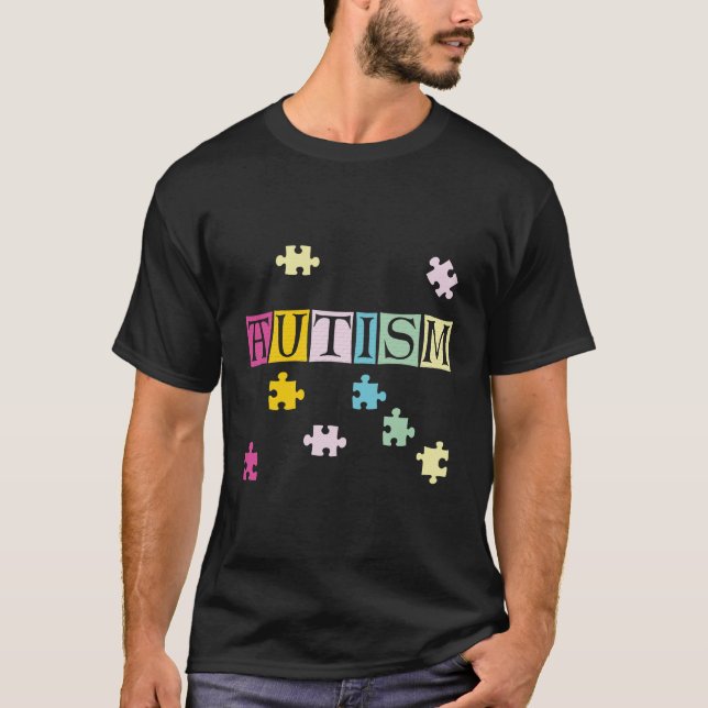 Medvetenhet om autism t shirt (Framsida)